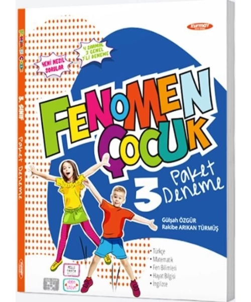 FENOMEN ÇOCUK YAYINLARI   3 SINIF 7 Lİ PAKET DENEME