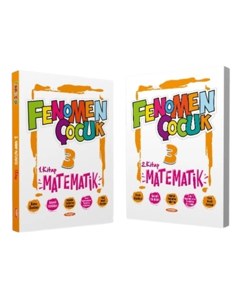 FENOMEN ÇOCUK YAYINLARI 3 SINIF MATEMATIK (2 KITAP)