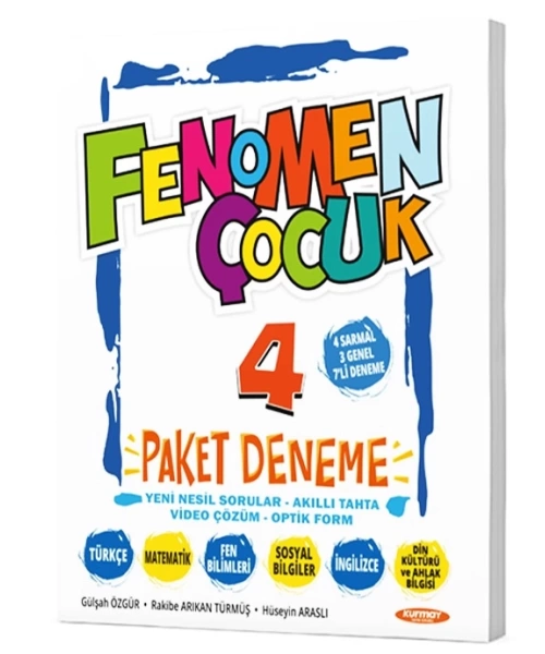 FENOMEN ÇOCUK YAYINLARI 4 SINIF 7 Lİ PAKET DENEME