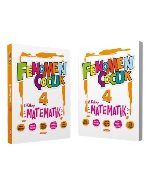 FENOMEN ÇOCUK YAYINLARI 4 SINIF MATEMATIK (2 KITAP)