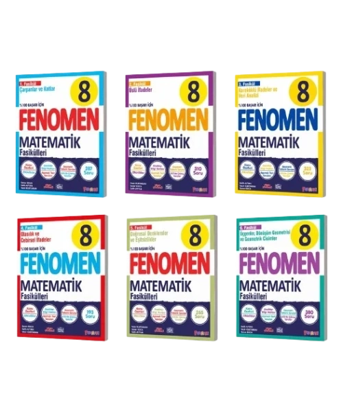 Fenomen Okul 8. Sınıf Fenomen Matematik Fasikül Seti