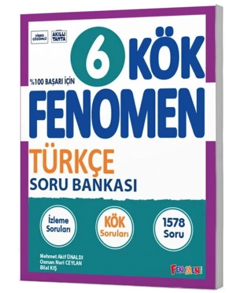 Fenomen Okul Yayınları 6. Sınıf Türkçe Kök Soru Bankası
