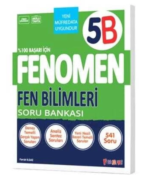 Fenomen Yayınları  5. Sınıf Fen Bilimleri B Soru Bankası