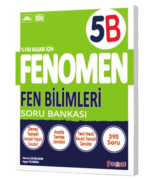 FENOMEN YAYINLARI 5 SINIF FEN BİLİMLERİ B SORU BANKASI