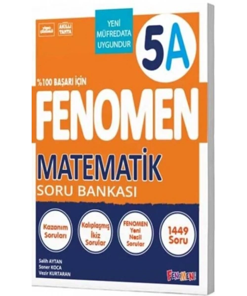 FENOMEN YAYINLARI 5 SINIF MATEMATİK A SORU BANKASI