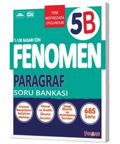 Fenomen Yayınları 5. Sınıf Paragraf Fenomen Soru Bankası