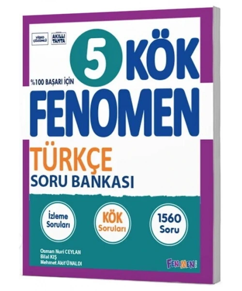 Fenomen Yayınları 5. Sınıf Türkçe Kök Soru Bankası
