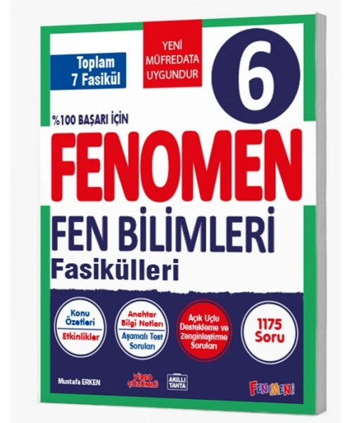 Fenomen  Yayınları 6. Sınıf Fen Bilimleri Fasikülleri