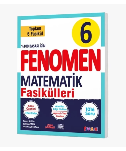 Fenomen Yayınları  6. Sınıf Matematik Fasikül Seti