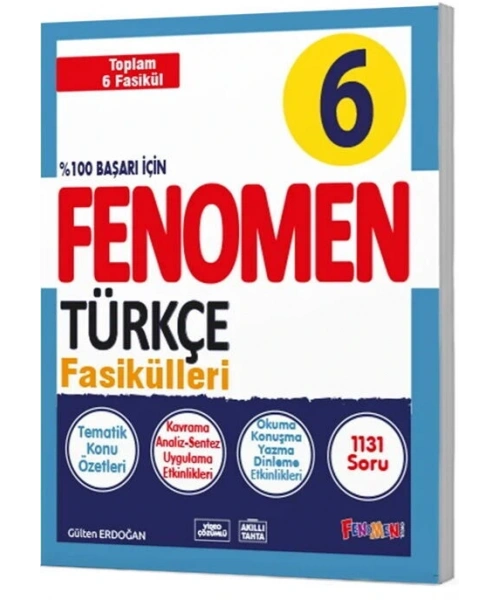 Fenomen  Yayınları 6. Sınıf Türkçe Fasikülleri 2025 Baskı