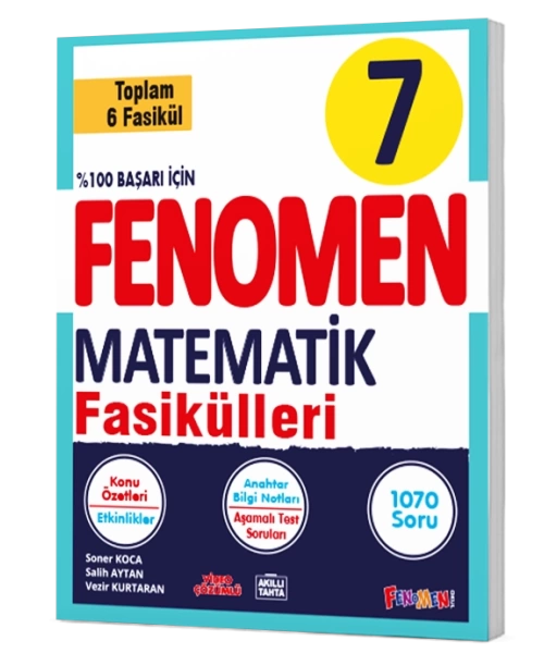 Fenomen  Yayınları 7. Sınıf Matematik Fasikül Seti