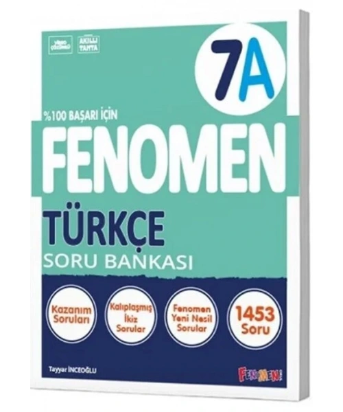 FENOMEN YAYINLARI 7 SINIF TÜRKÇE (A) SORU BANKASI