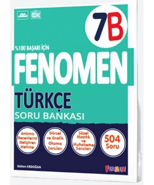 FENOMEN YAYINLARI 7 SINIF TÜRKÇE B SORU BANKASI