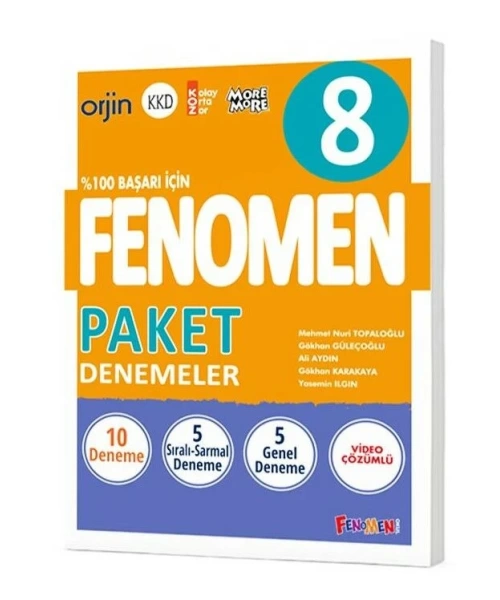 FENOMEN YAYINLARI 8 SINIF 10 LU PAKET DENEME