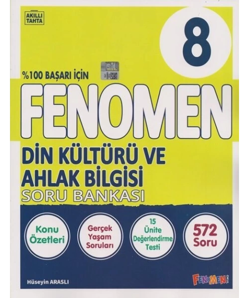 Fenomen  Yayınları 8. Sınıf Din Kültürü ve Ahlak Bilgisi Soru Bankası