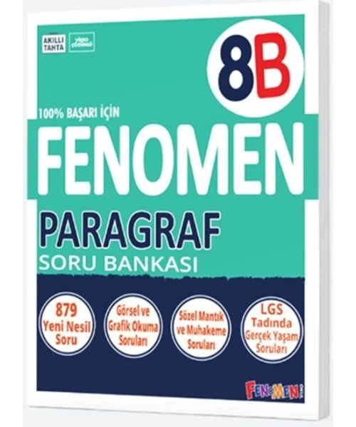 FENOMEN YAYINLARI 8 SINIF FENOMEN A PARAGRAF SORU