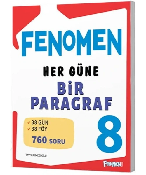 Fenomen Yayınları 8. Sınıf Her Güne Bir Paragraf