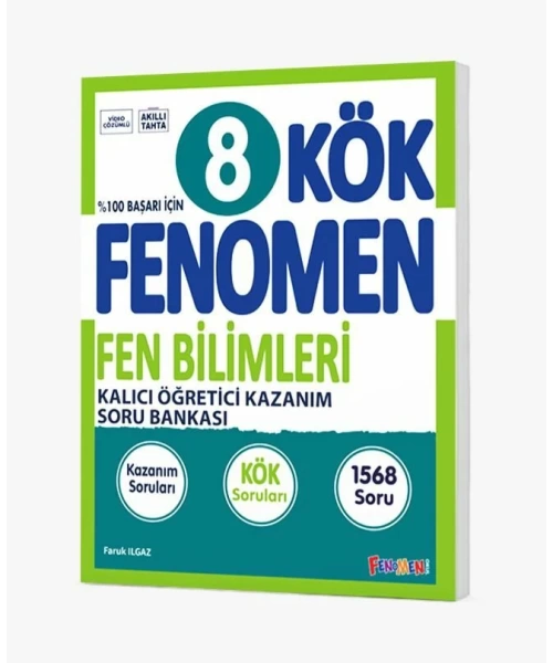 FENOMEN YAYINLARI 8 SINIF KÖK FEN BİLİMLERİ SORU BANKASI