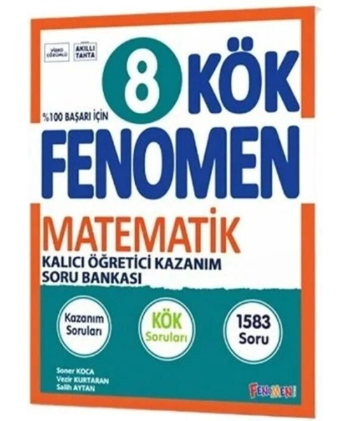 FENOMEN YAYINLARI 8 SINIF KÖK MATEMATİK SORU BANKASI
