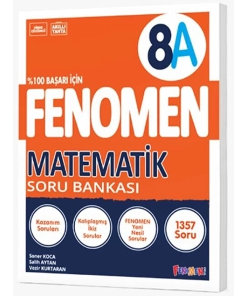 FENOMEN YAYINLARI 8 SINIF MATEMATİK A SORU BANKASI