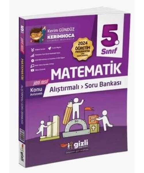 Gizli Yayınları 5. Sınıf Matematik Konu Anlatımlı Soru Bankası