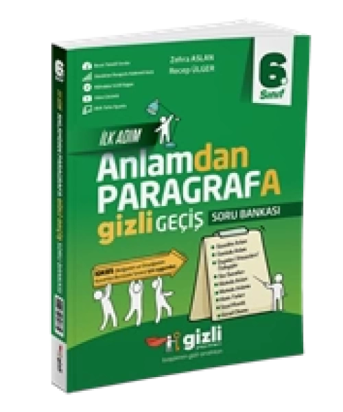 Gizli Yayınları 6. Sınıf Anlamdan Paragrafa Gizli Geçiş