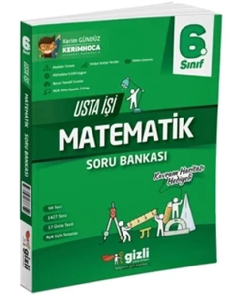 Gizli Yayınları 6. Sınıf Matematik Usta İşi Soru Bankası