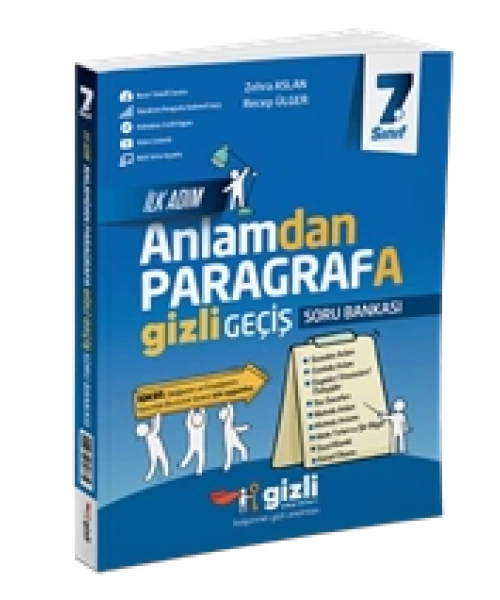 Gizli Yayınları 7. Sınıf Anlamdan Paragrafa Gizli Geçiş