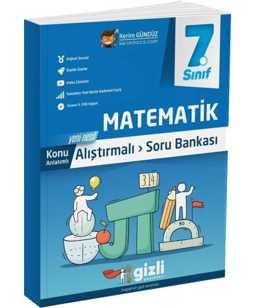 Gizli Yayınları 7. Sınıf Matematik Konu Anlatımlı Soru Bankası