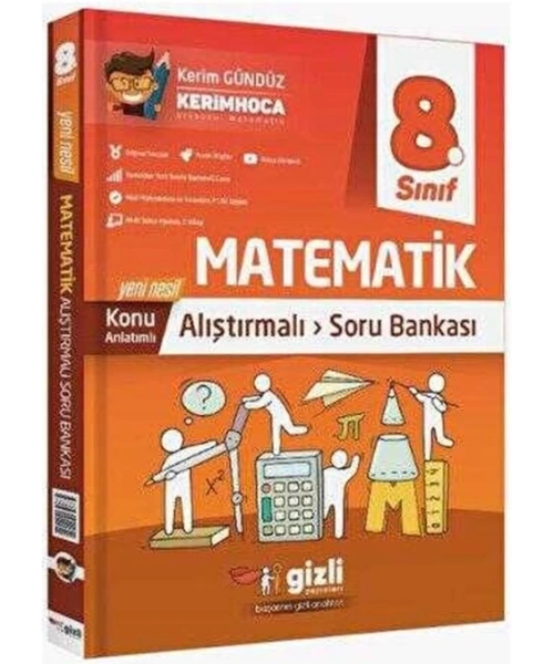 Gizli Yayınları 8. Sınıf LGS Matematik Alıştırmalı Soru Bankası