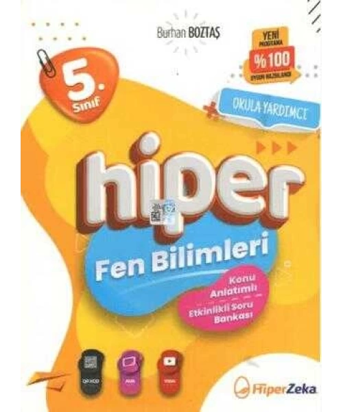 Hiper Zeka Yayınları 2025 5. Sınıf Hiper Fen Bilimleri Konu Anlatımlı Soru Bankası