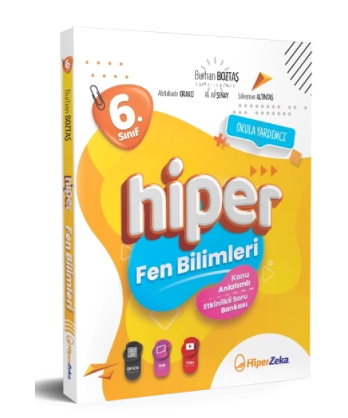 Hiper Zeka Yayınları 6. Sınıf Hiper Fen Bilimleri Konu Anlatımlı & Etkinlikli Soru Bankası