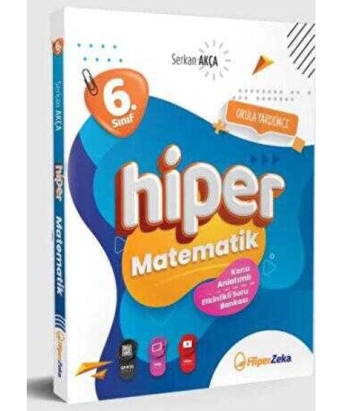 Hiper Zeka Yayınları 6. Sınıf Hiper Matematik Konu Anlatımlı & Etkinlikli Soru Bankası