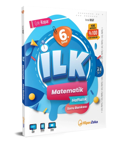 Hiper Zeka Yayınları 6. Sınıf İlk Matematik Haftalık Soru Bankası