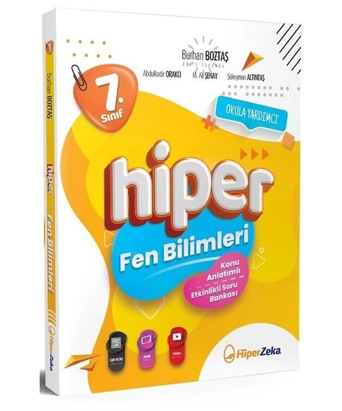 Hiper Zeka Yayınları 7. Sınıf  Fen Bilimleri Konu Anlatımlı Etkinlikli Soru Bankası