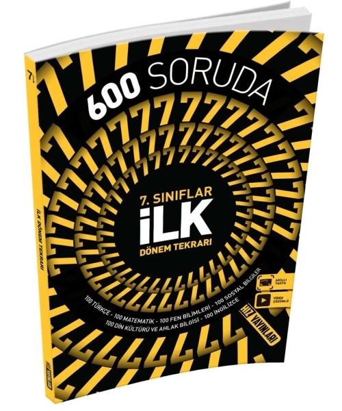 Hız Yayınları 7. Sınıf 600 Soruda İlk Dönem Tekrarı