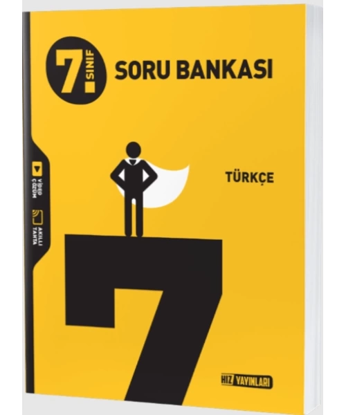 HIZ YAYINLARI 7 SINIF TÜRKÇE SORU BANKASI