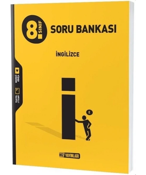 HIZ YAYINLARI 8 SINIF  İNGİLİZCE SORU BANKASI