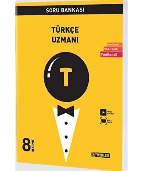 Hız Yayınları 8. Sınıf Türkçe Uzmanı 2023 Baskı