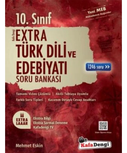 Kafa Dengi Yayınları 10. Sınıf Türk Dili ve Edebiyatı Extra Soru Bankası