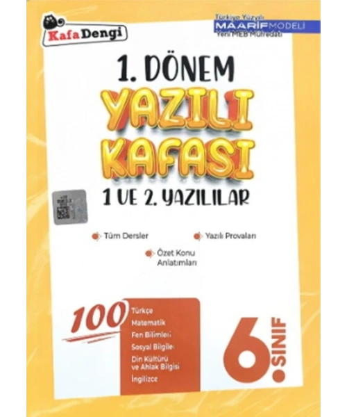 Kafa Dengi Yayınları 6. Sınıf 1. Dönem Yazılı Kafası