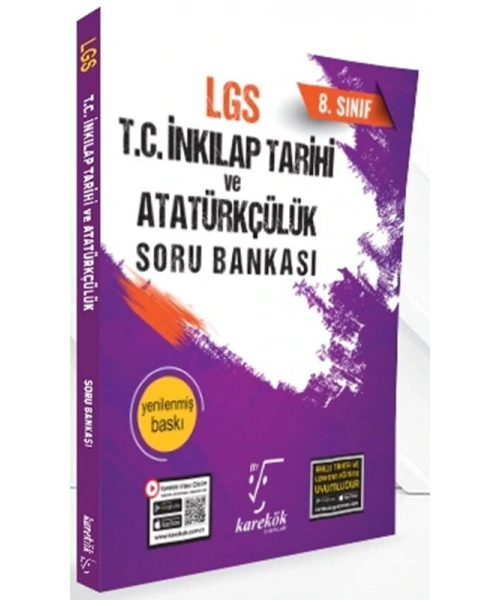 Karekök Yayınları 8.Sınıf LGS TC İnkılap Tarihi ve Atatürkçülük Soru Bankası