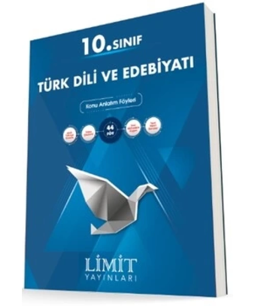 LİMİT YAYINLARI 10 SINIF EDEBİYAT KONU ANLATIM FÖYLERİ