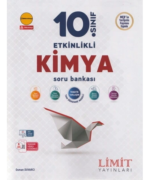 Limit Yayınları 10. Sınıf Kimya Etkinlikli Soru Bankası
