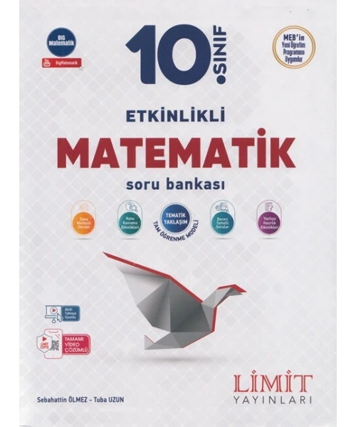 Limit Yayınları 10. Sınıf Matematik Etkinlikli Soru Bankası