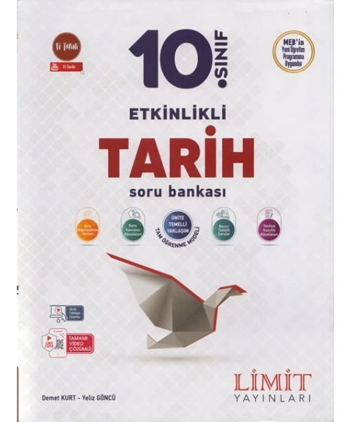 Limit Yayınları 10. Sınıf Tarih Etkinlikli Soru Bankası