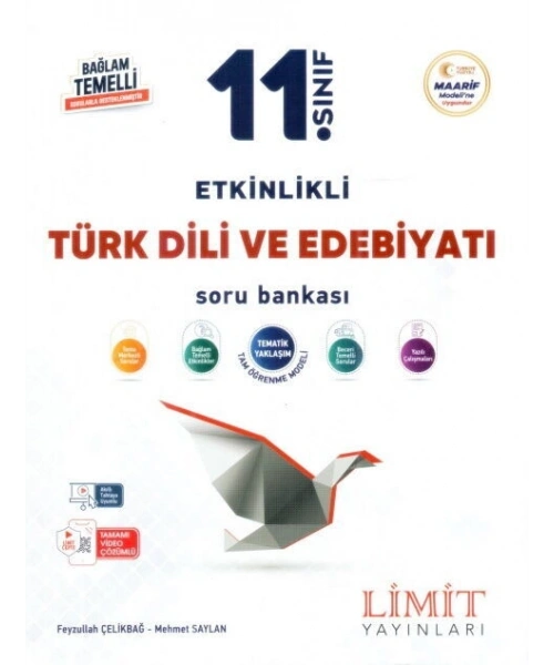 Limit Yayınları 11. Sınıf Türk Dili ve Edebiyatı Etkinlikli Soru Bankası