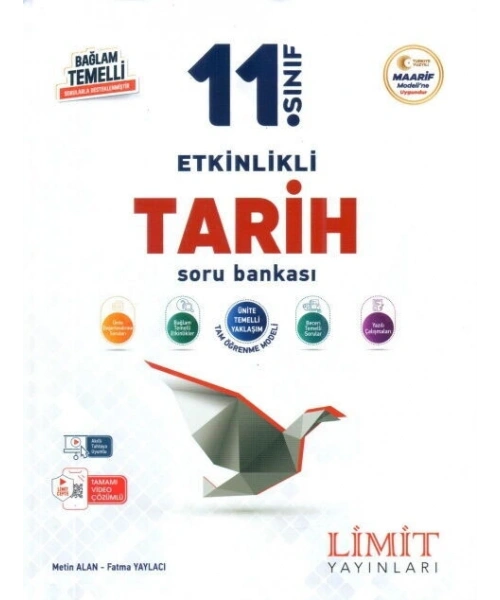 Limit Yayınları 11. Sınıf Tarih Etkinlikli Soru Bankası