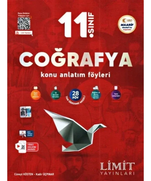Limit Yayınları 11. Sınıf Coğrafya Konu Anlatım Föyleri
