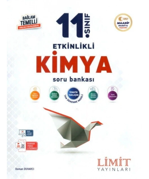 Limit Yayınları 11. Sınıf Kimya Etkinlikli Soru Bankası